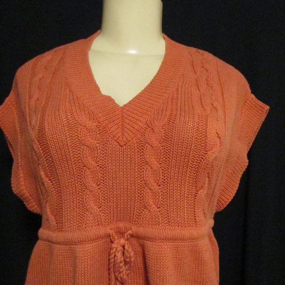 Mossimo Supply Burnt Orange Pullover Short Sleeves Large Sweater -- Final Price - Picture 9 of 11